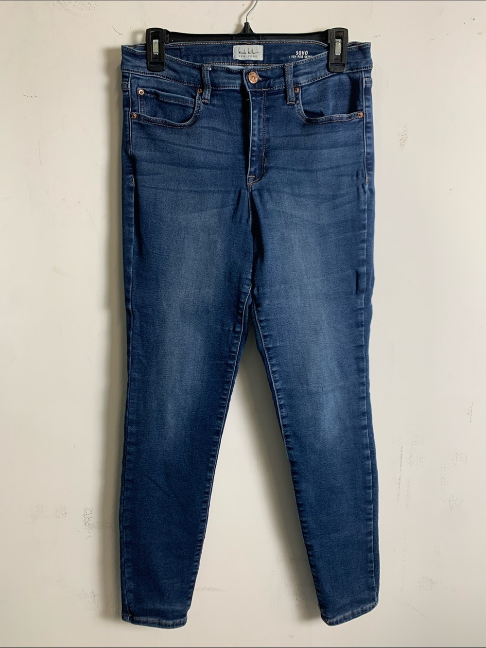 Nicole Miller Skinny Jeans in Deep Blue Wash